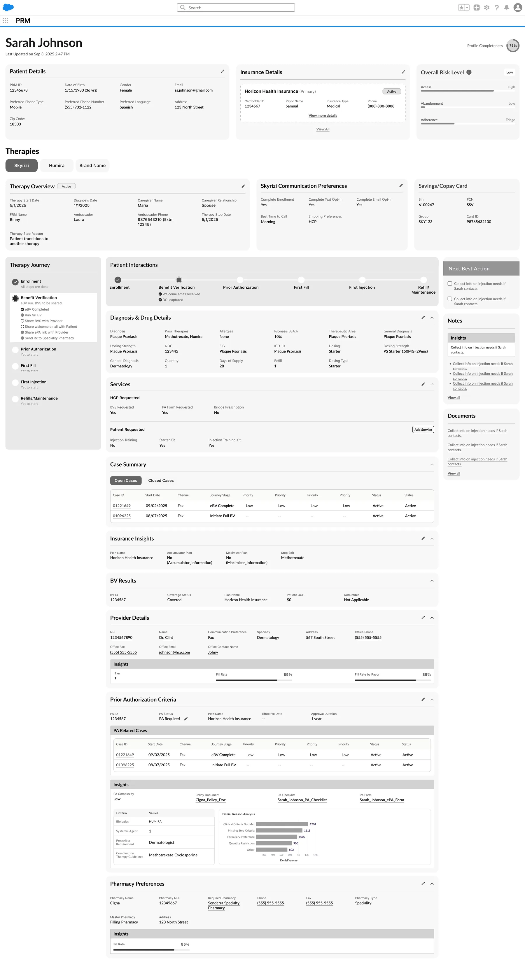 Full Patient Profile